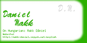 daniel makk business card